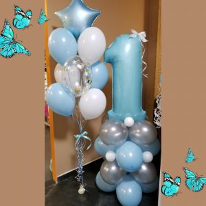 Композиція на рік (цифра на підставці)