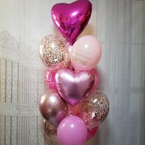 Композиція "Малинове серце"