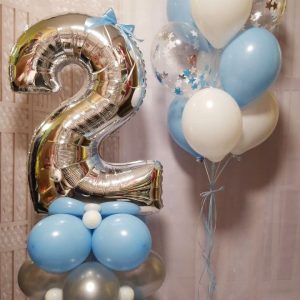 Цифра на підставці + композиція (для хлопчика)