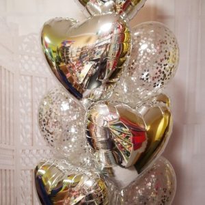 Композиція "Срібне серце"