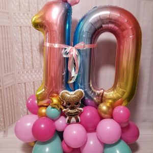 Цифра на підставці (для дівчинки)